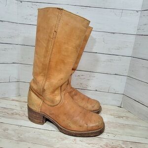 Frye Vintage Black Label Campus Boots